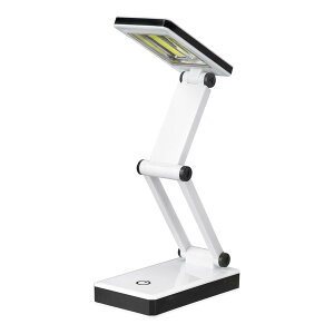 ELPA �G���p LED�R���p�N�g�f�X�N���C�g �܂肽����Ŏ����^�ׂ郉�C�g�ؑւ�3�i�K���� 2WAY�d�� ���F AS-LC01(W)