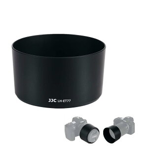 JJC ET-77 �t�� �����Y�t�[�h Canon RF 85mm F2 Macro IS STM �����Y �p �L���m�� EOS R5 R6 R RP Ra �J���� �ɑΉ�
