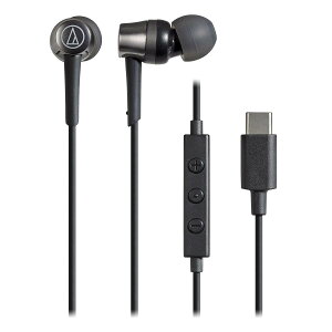 �I�[�f�B�I�e�N�j�J ATH-CKD3C BK �}�C�N�t���C���z�� USB Type-C �L�� 1.2m �J�i���^ �u���b�N ���^