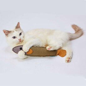 アドメイト (ADD. MATE) 猫用おもちゃ キャンバスTOYレザーけりぐるみ サカナ