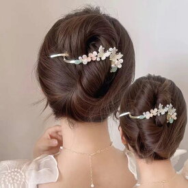 【06/04~06/11 100円OFF 送料無料】 2色 ヘアクリップ 髪どめ まとめ髪 ヘアアクセサリー ヘアアレンジ パール レディース 大人 韓国 オルチャン