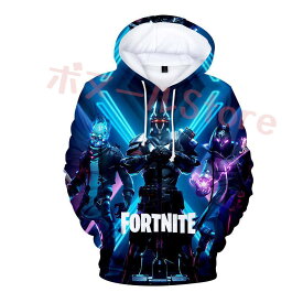 【06/01~06/04 200円OFF 送料無料】 14色 FORTNITE フォートナイト 子供用 男女兼用 セットアップ キッズ 長袖 秋冬 子供服 アップパーカー フート付き 誕生日 プレゼント ギフト