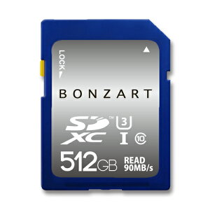 SDJ[h 512GB CLASS10 UHS-3BONZART SDXC 512MK NX10 UHS-3 READ 90MB/sivۏؕt
