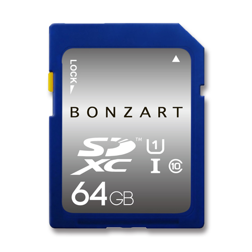 SDカード 64GB CLASS10 UHS-1BONZRT SDXC 64ギガ クラス10 UHS-1永久保証付き