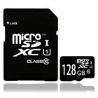 マイクロSDカード128GBCLASS10UHS-1【送料無料/メール便】ノーブランドMicroSDXCカード128ギガクラス10UHS-Iアダプター付きスマートフォンストレージ外部メモリ大容量