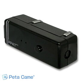 ウェアラブルカメラ Peta Came ペタカメ PPAT Plus 4種の付属アクセ（面ファスナー / 回転クリップ / バンドホルダー）フルHD 1080P wi-fi スマホ接続 アングル確認可能 取付例：メガネ 帽子 ラジコン 鉄道模型 リュック etc. 小型 軽量