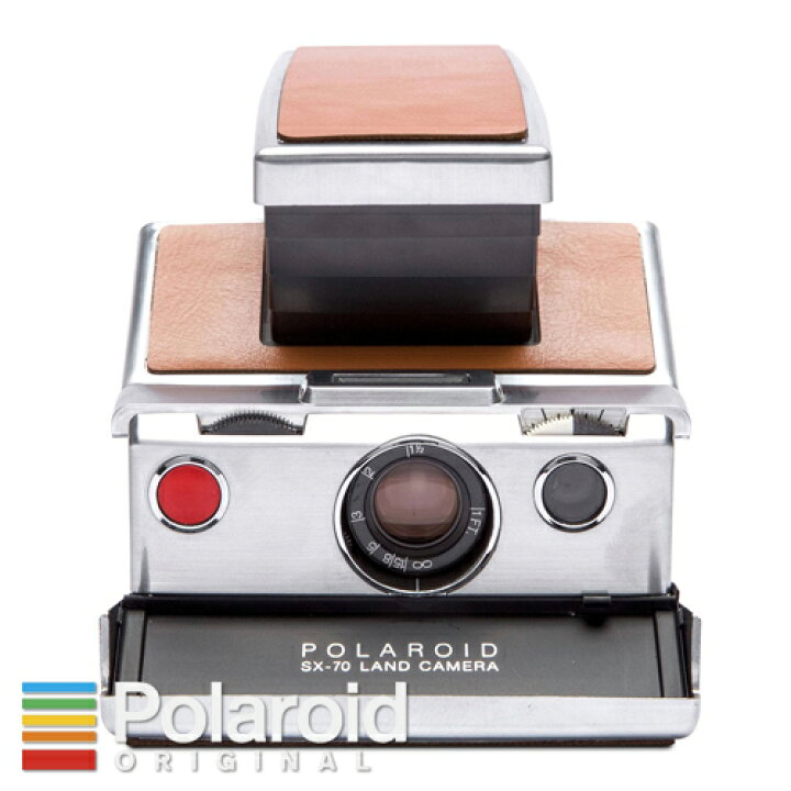  Polaroid ポラロイド SX-70 Original シルバー×ブラウン 一眼レフ インスタントカメラ BONZ