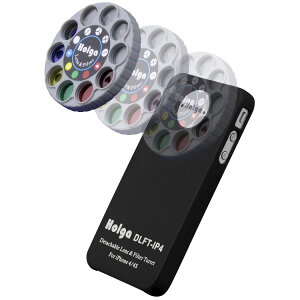�z���K/HOLGAHOLGA DLFT-IP4 �u���b�N �A�[�g�E�G�t�F�N�^�[ �_�C�����E���^�C�v iPhone 4S/4�P�[�X�yDLFTIP4BK�z4560255478413