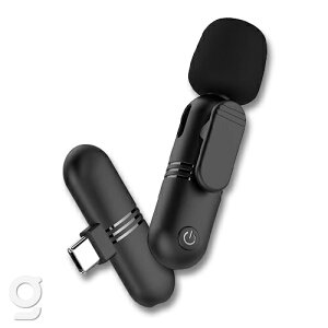 ワイヤレス ピンマイク iPhone / Androidスマホ用 GeeMIC 最大約10時間使用可能 / 通信可能距離30m / ノイズキャンセル / 無指向性(オムニ)マイク / クリップ付き / アプリ不要TikTok YouTube Facebook 生放