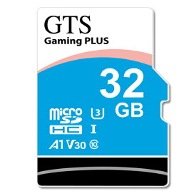 マイクロSD ゲーミング対応 【Nintendo Switch 動作確認済】GTS microSDHCカード 32GB 4K対応 class10 UHS-1 U3 最大読出速度90MB/s 1年保証 国内サポート