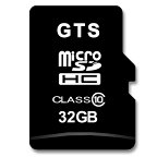 GTS ドライブレコーダー用 マイクロSDカード 32GB 耐久温度100度対応アダプター付き