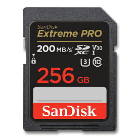 SanDisk SDカード 256GB SDXC UHS-I U3 V30 200MB/s SDSDXXD-256G-GN4IN