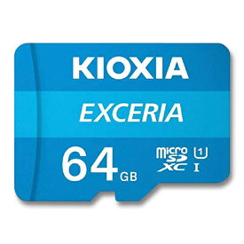KIOXIA（東芝 後継）マイクロSDカード 64GB microSDXC クラス10 UHS-I 100MB/s LMEX1L064GG2