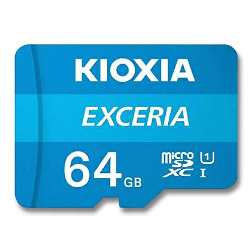 <br> KIOXIA（東芝 後継）マイクロSDカード 64GB <br>microSDXC クラス10 UHS-I 100MB s <br>LMEX1L064GG2