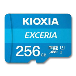 KIOXIAi pj}CNSDJ[h 256GB microSDXC NX10 UHS-I U3100MB/s LMEX2L256GG2