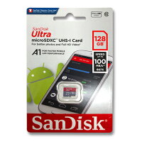 SanDiskマイクロSDカード128GBmicroSDXCクラス10UHS-I100MB/s667XA1対応SDSQUAR-128G-GN6MN