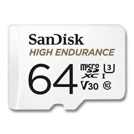 SanDisk 高耐久性 マイクロSDカード 64GB High Endurance microSDXC 100MB/s C10 U3 V30 SDSQQNR-064G-GN6IA