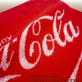 コカ コーラ グッズ バスタオル ジャガード 織 ロゴ入 赤い 1枚