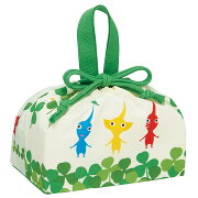 ピクミン　ランチ巾着 子供 お弁当入れ 巾着 ランチバッグ KB7