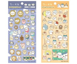 【セット商品】ちいかわ ゴールドクリアシール　1.リボン + .2ピース