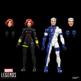 MARVEL　ハズブロ（Hasbro）MARVEL マーベルレジェンド・シリーズ ブラック・ウィドウ＆クイックシルバー、『アベンジャーズ：ザ・クロッシング』コミック コレクション用 15 cm アクションフィギュア G2122 正規品