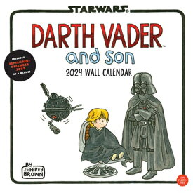 Star Wars Darth Vader and Son 2024 Wall Calendar SW DARTH VADER & SON 2024 WALL [ Disney ]