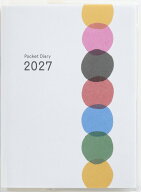 2027年　手帳　1月始まり　No.17　ポケット新日記（ポケットダイアリー）　　 高橋書店　B7判 （当用日記）