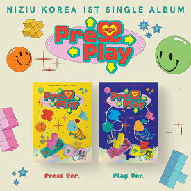 【先着特典】NiziU Korea 1st Single Album『Press Play』(Press Ver.&Play Ver.セット)(オフラインイベント応募抽選用シリアルナンバー入りチラシ(2枚)+予約販売特典ポスター2枚(両バージョン各1種)) [ NiziU ]