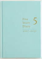 2027年　手帳　1月始まり　No.22　5年横線当用新日記　　[ミントブルー]高橋書店　A5判 （連用日記）