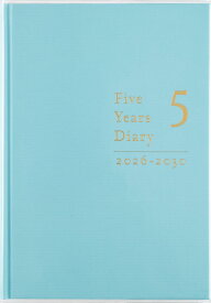 2026年　手帳　1月始まり　No.22　5年横線当用新日記　　[ミントブルー]高橋書店 （連用日記）