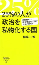 25％の人が政治を私物化する国