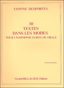 yAyzfX|[, Yvonne: 30 Textes dans les Modes pour l'Harmonie ecrite-orale: 2. H [ fX|[, Yvonne ]