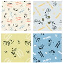 SNOOPY スヌーピー ＆ ウッドストック　マイクロファイバークロス 20枚入り キャラクター デザイン キッチン ダスター
