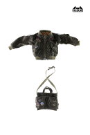 HASUKI CS007 1/12スケール可動フィギュア用 空軍フライトジャケット+バッグセット 【00199680290】 (フィギュア)