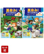 夏休みドリルマインクラフト　2冊セット