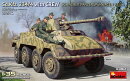ミニアート 1/35 WW.II ドイツ軍 8輪重装甲車 Sd.Kfz.234/4 7.5cm L/48搭載 クルーフィギュア付属 【MA53014】 (プ…