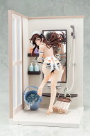 1/6スケール 『彼女、お借りします』 水原千鶴 メイドビキニdeおそうじフィギュア (塗装済完成品フィギュア)