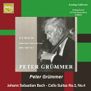 【輸入盤】無伴奏チェロ組曲第3番、第4番　ペーター・グリュンマー（＋無伴奏チェロ組曲第4番　ポール・ブルジェ）