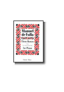 【輸入楽譜】ファリャ, Manuel de: 「三角帽子」より 3つの踊り