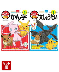 ポケモンずかんドリル 小学1年生 かん字 & 文しょうだい 2冊セット