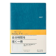 能率 2027年1月始まり手帳 ウィークリー NOLTY(ノルティ) エクリA5-1（インディゴブルー）[6314]
