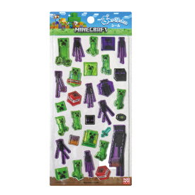 Minecraft　ぷっくりったいシール　クリーパー＆エンダーマン