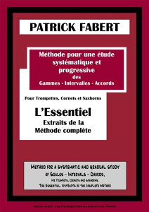 yAyzFABERT, Patrick: Methode pour une Etude Systematique 2 [ FABERT, Patrick ]