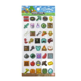Minecraft　ぷっくりったいシール　モチーフ