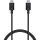 USB Type C ケーブル ( タイプ C to C ) 1m PD 60W 【 iPhone Android スマホ PC 等 Type-C 機器対応 】 RoHS指令準拠 ブラック