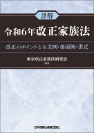 詳解 令和6年改正家族法ーー改正のポイントと主文例・条項例・書式 [ 東京改正家族法研究会 ]