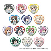 ラブライブ！虹ヶ咲学園スクールアイドル同好会 ぷちちょこトレーディングハート型缶バッジ ウィンター衣装ver．