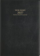 2027年　手帳　1月始まり　No.66　デスクダイアリー　　[黒]高橋書店　B5判　　ウィークリー （ダイアリ…