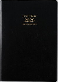 2026年　手帳　1月始まり　No.67　デスクダイアリー　　[黒]高橋書店　　　ウィークリー （ダイアリー）