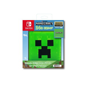 Nintendo Switch��p�J�[�h�P�[�X �J�[�h�|�P�b�g24 �@�}�C���N���t�g�@�N���[�p�[
